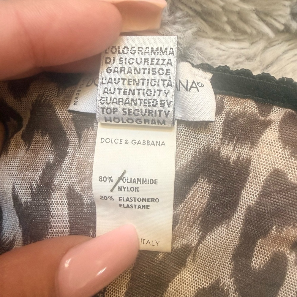 DOLCE & GABBANA Authentic Leopard Print Slip Nighty - Picture 5 of 10